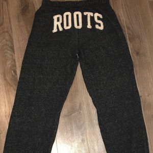 Black roots pants